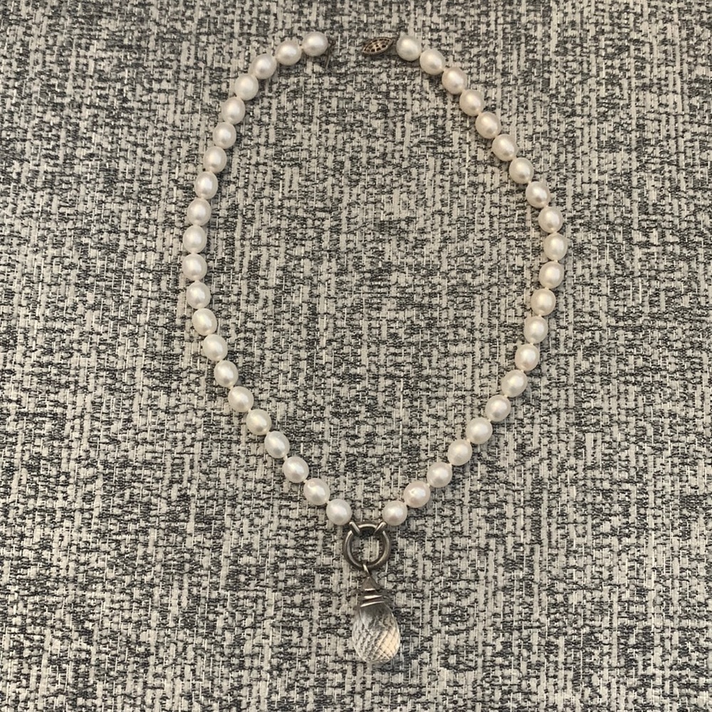 swarovski pearl necklace